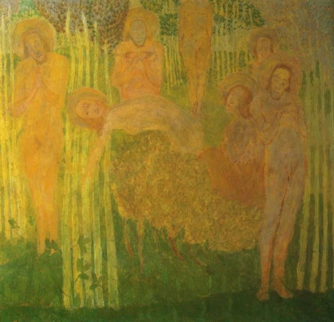 Сочинение по картине: Малевич - "Этюд фрески"